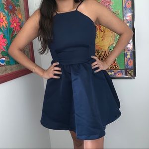 NAVY TOBI COCKTAIL DRESS